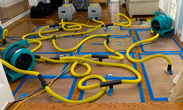 Professional Burst Pipe Water Damage technician working in Morganville, NJ